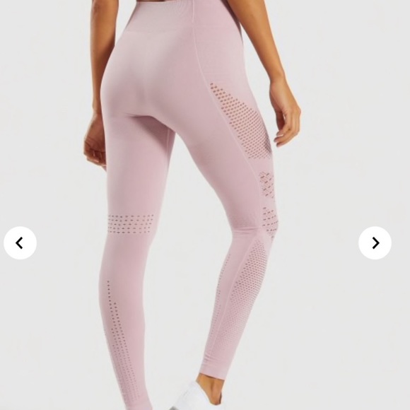 SOLD//Gymshark Flawless Knit Tights Washed - Picture 2 of 5